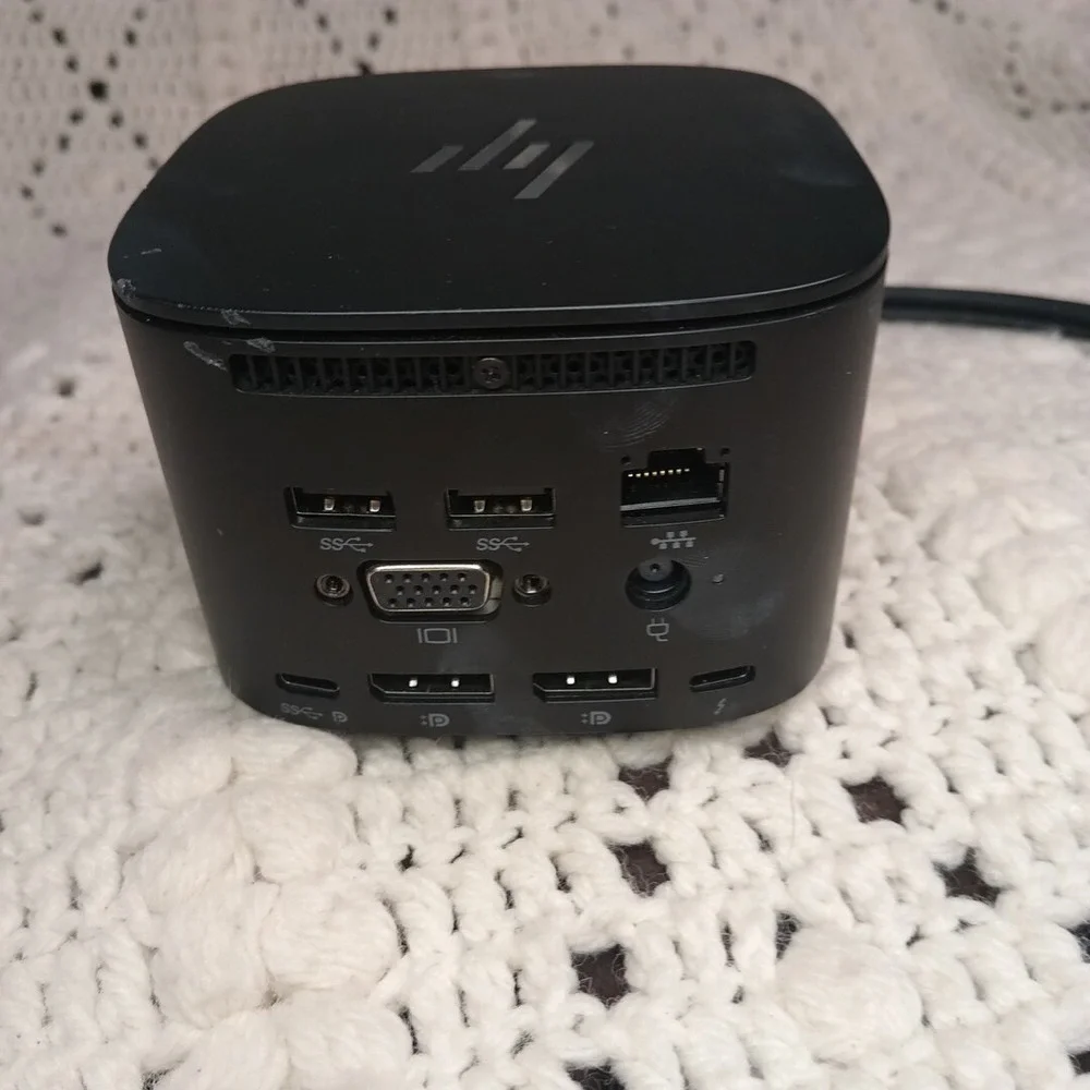 HP Thunderbolt Dock HSN-IX01 G2 Docking Station No Power Supply Computer Must
